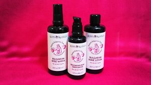 アルテヤオーガニック　ブルガリアンローズウォーター、ローション、モイスチャライザー/優秀オーガニック基礎３点　　　　　　