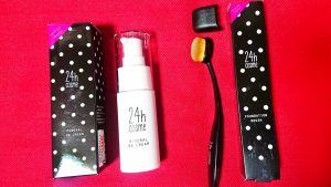 24hCOSME・24ミネラルBBクリーム、ファンデブラシOS