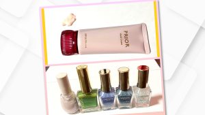 手と爪/プリオール おしろい美肌ハンドクリーム & ネイル遊び